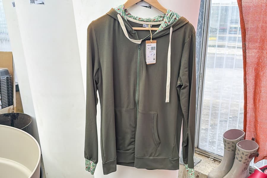 Damen Kapuzen Weste Blackfox, Gr. XL
